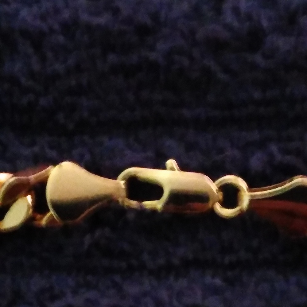 14kt Gold Overlay Cuban Bracelet